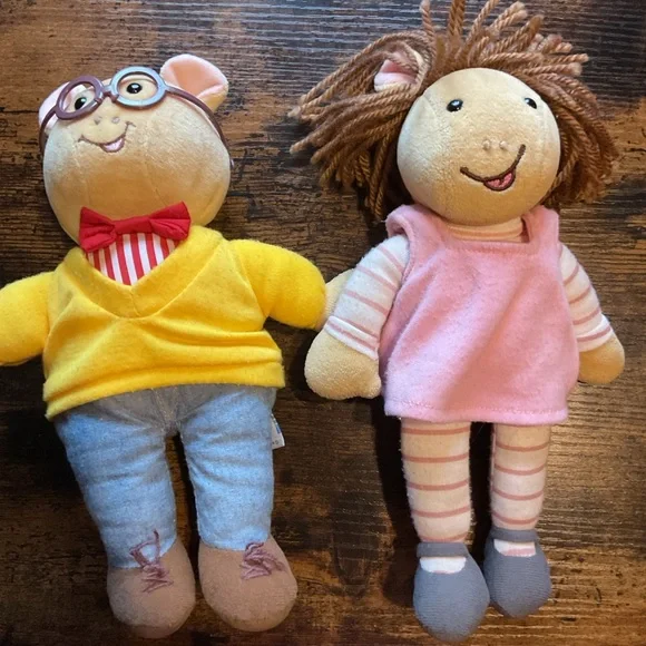 Vintage 1996 Eden Arthur & DW Plush Set of 2 - Picture 10 of 10